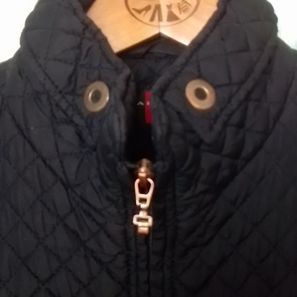 Gallery Quilted Jacket Black Medium - image 4